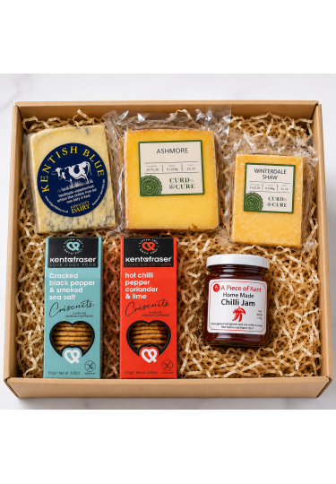 Kent Cheese, Crackers and Chiili Jam Set