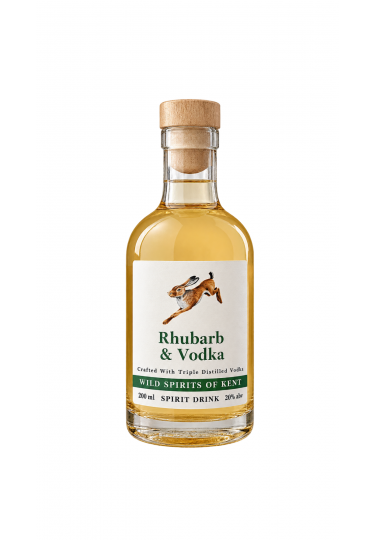 Wild Spirits of Kent Rhubarb Vodka 200ml Bottle