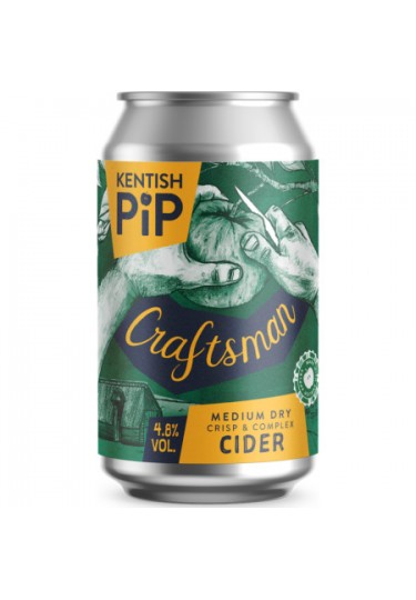 Kentish Pip Craftsman Sparkling Medium Dry Cider 300ml Can