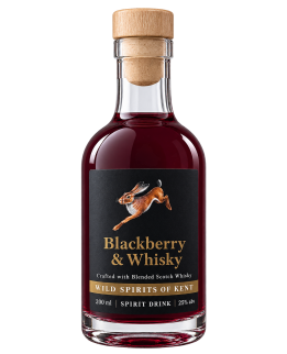 Wild Spirits of Kent Blackberry Infused Whisky 200ml Bottle 
