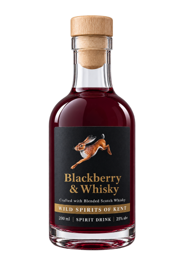 Wild Spirits of Kent Blackberry Infused Whisky 200ml Bottle 