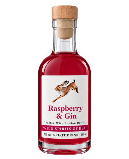 Wild Spirits of Kent Raspberry Infused Gin 200ml Bottle