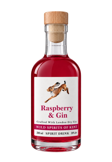 Wild Spirits of Kent Raspberry Infused Gin 200ml Bottle