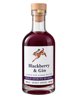 Wild Spirits of Kent Blackberry Infused Gin 200ml Bottle