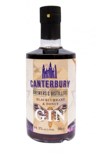 Canterbury Brewers and Distillers Blackcurrent & Honey Gin 20cl Bottle Canterbury Brewers and Distillers Blackcurrent & Honey Gin 20cl Bottle