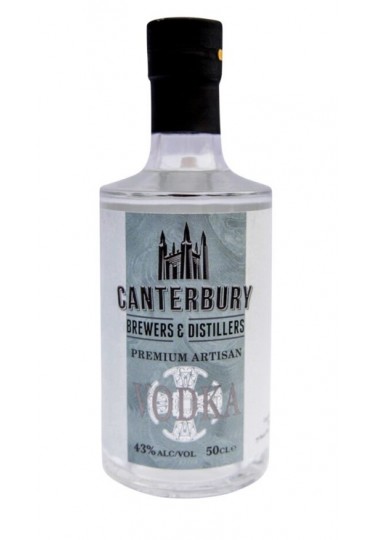 Canterbury Brewers and Distillers Vodka 50cl bottle Canterbury Brewers and Distillers Vodka 50cl bottle